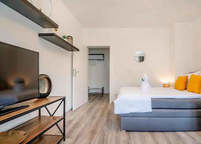 Appartement 6 Gaeste - Zentrale 2-zi - Naehe Arena Gelsenkirchen