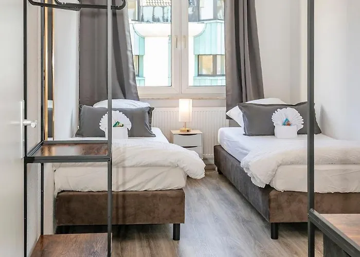 6 Gaeste - Zentrale 2-zi - Naehe Arena Appartement *